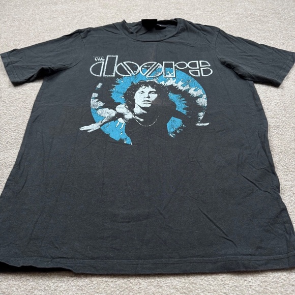 The Doors Women's T Shirt Size M Gray Short Sleeve Crew Neck - Picture 3 of 7